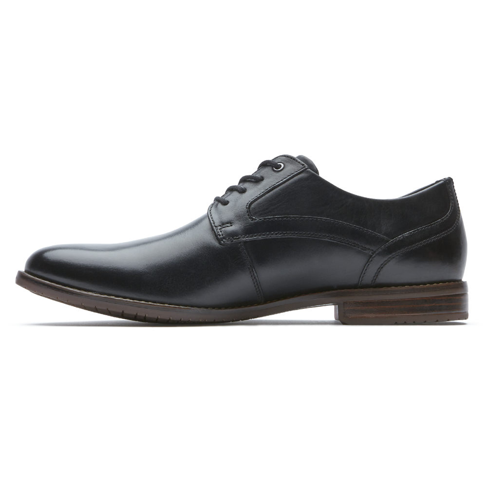 ロック ポート ビジネス シューズ メンズ 黒 - Style Purpose 3 Plain Toe - XJY903582